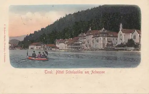 Österreich: 1907: Ansichtskartet Tirol nach Eisenberg