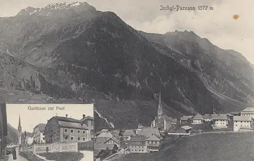 Autriche: 1913: Carte de vue Ischgl vers Innsbruck