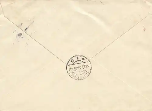Autriche: 1920: Lettre recommandé Vienne après Postsdam
