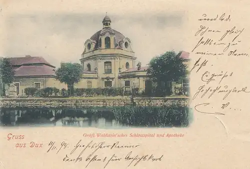 Autriche: 1898: Carte de vue Dux d'Oberwiesenthal