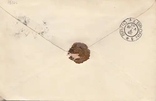 Autriche: 1905: lettre recommandée Kremsier vers Brno; Telegraphen Direction