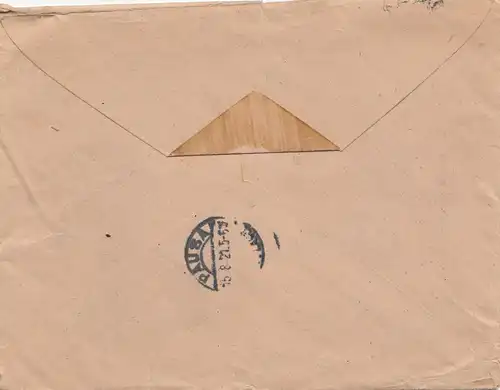 Autriche: 1921: lettre recommandée Vienne vers Pausa