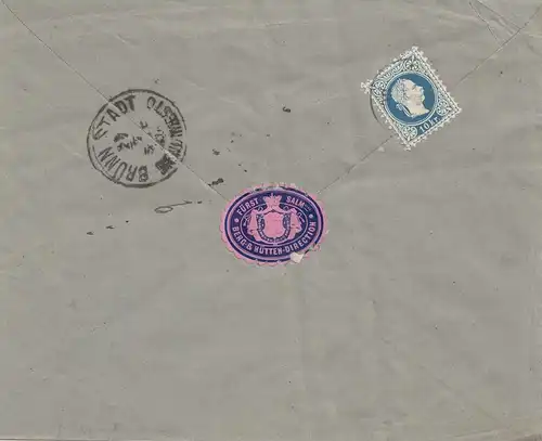 Autriche: Blancho: le prince Salmsche Berg et la direction des Hüttendiens après Brno