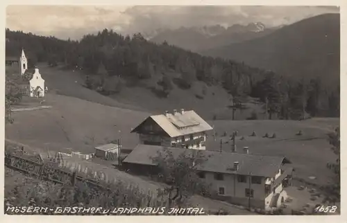Österreich: 1932: Ansichtskarte Mösern-Gasthof nach Düsseldorf