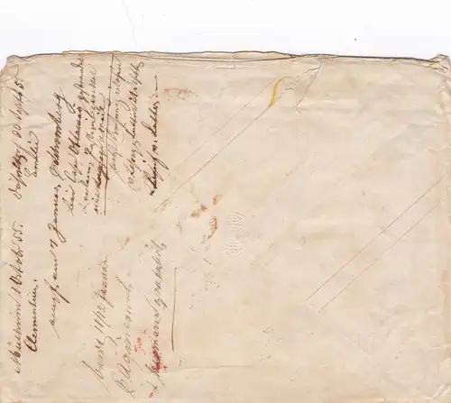 Prusse: 1855 Crash-Cover: Shipwreck of S.S. Shomberg