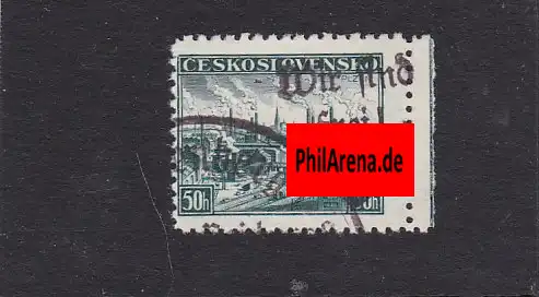 Sudètes: MiNr. 137, cacheté, Reichenberg 1