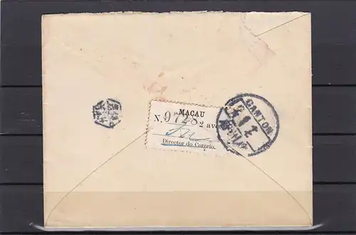 Macao: 1911: Letter to Canton