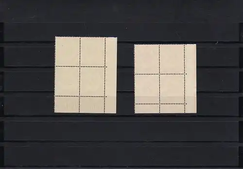 Deutsches Reich: MiNr. 554-555, postfrisch, Eckrand Viererblock