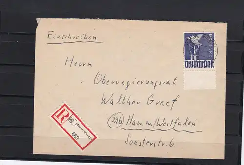 Instrument allié: Min. 962a, lettre recommandée Lettre de localisation, BPP résultat