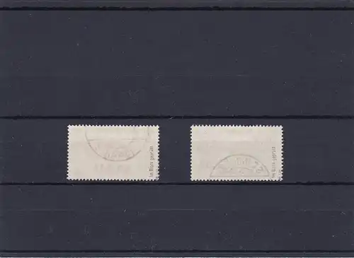 Saar: MiNr. 262-263, cacheté, signature Ney BPP