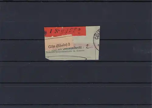 Reich allemand: MiNr. 50 a b, cacheté sur le porte-lettre
