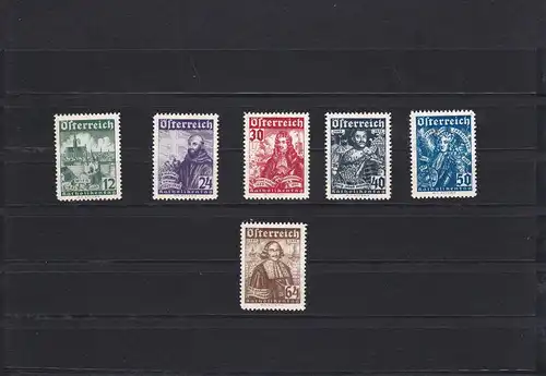Österreich: MiNr. 557-562, postfrisch, Katholikentag