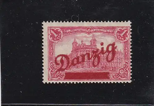 Danzig: MiNr. 48, postfrisch, Klischeefleck, BPP Attest