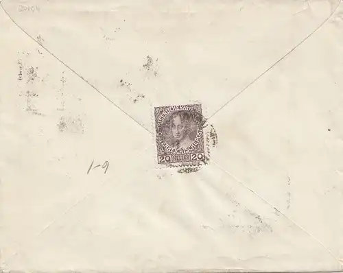 Autriche: Lettre recommandé Lundenburg à Vienne - entier