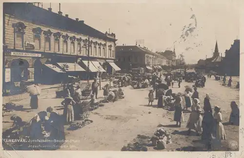 Autriche: 1915: Carte de Temesvar vers la Suède