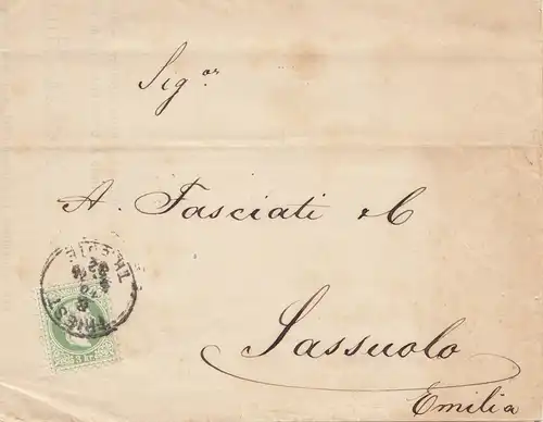 Österreich: 1882: Triest nach Sassuolo