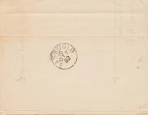 Österreich: 1882: Triest nach Sassuolo