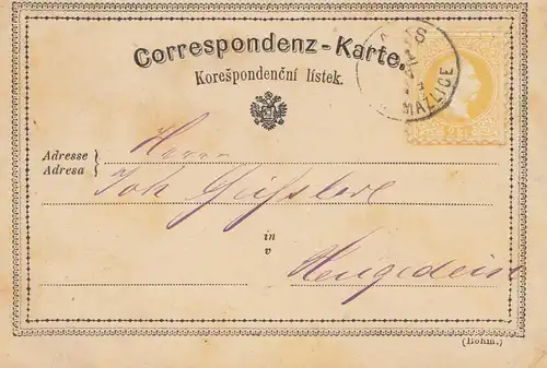 Österreich: 1874: Galizien 