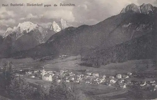 Autriche: 190x: Carte de vue du Tyrol Pustertal vers Vienne