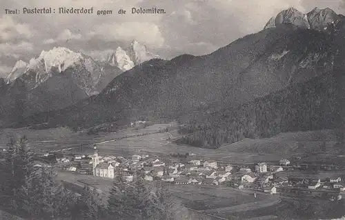 Österreich: 190x: Ansichtskarte Tirol Pustertal nach Wien