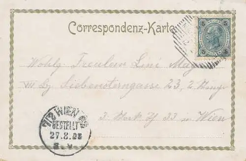 Autriche: 1903: AK Maria Taferl vers Vienne