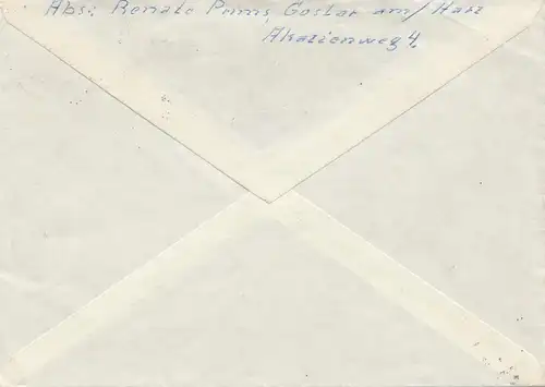Österreich: 1961: Brief aus Goslar mit Nachporto Attnag-Puchheim