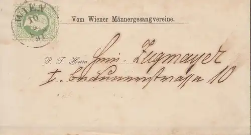 Österreich: 1881: Wien - Männergesangverein