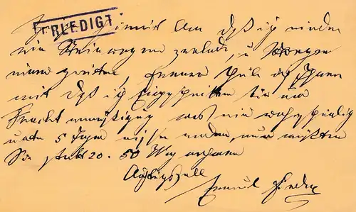 Autriche: 18xx entier après Liebau