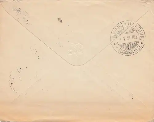 Autriche: 1896: Budweis da Helsingfors - Finlande