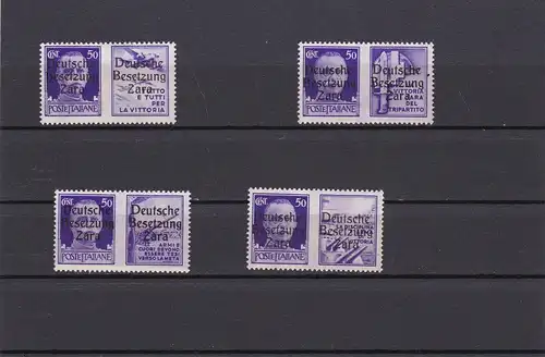 Zara: Min° 20 I-IV, types I et II, 20III*