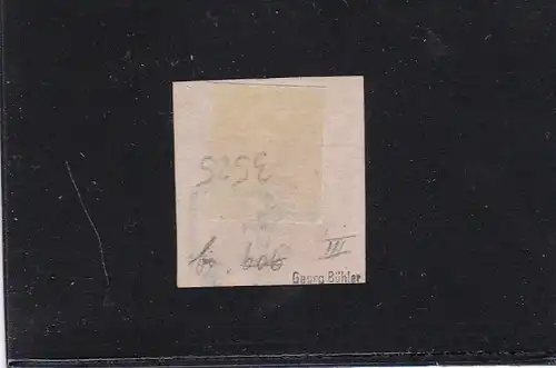 Oldenburg: MiNr. 3III, geprüft, gestempelt