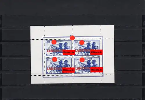 Belgien, Flämische Legion, als Kleinbogen. Wapen-SS, postfrisch