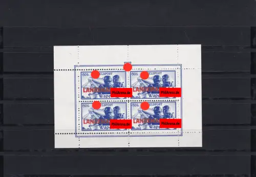 Belgien, Flämische Legion, als Kleinbogen. Wapen-SS, postfrisch