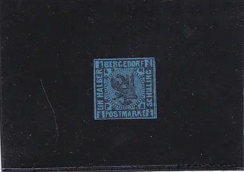 Bergedorf: Minr. 1b, ** Postfraîchissement