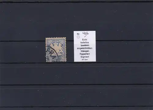 Bayern: Michel Nr. 40b, gestempelt, BPP geprüft