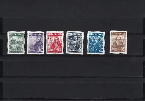 Österreich: MiNr. 557-62, postfrisch