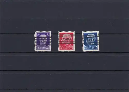 Zara: MiNr. 32-34, postfrisch, BPP Signatur