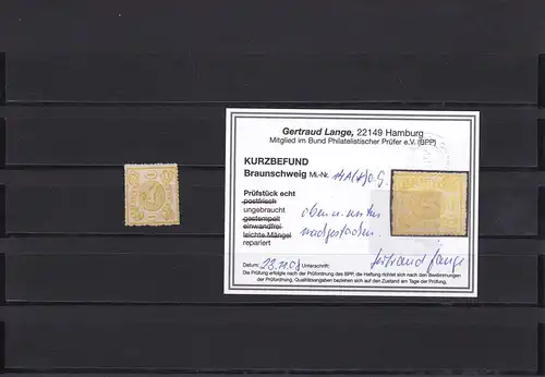 Braunschweig: MiNr. 14A, *, BPP Befund