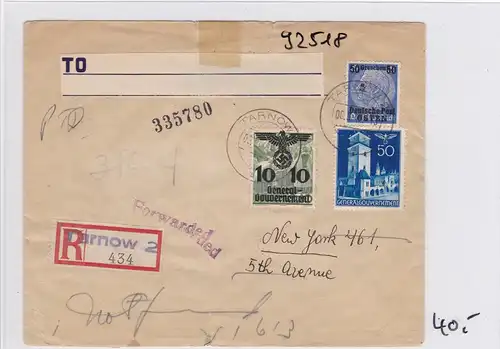 GG: lettre recommandée de Tarnow aux États-Unis