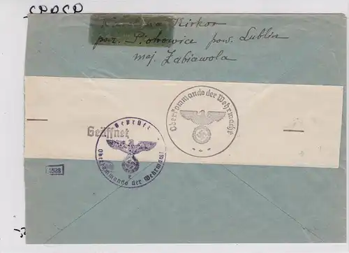 GG: Brief von Warschau in die Schweiz