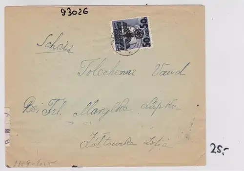 GG:Brief von Warschau nach Bern, Lübke, Zentrale für Weiterleitung der Briefe