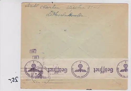 GG:Lettre de Varsovie à Berne, Lübke, siège de transmission des lettres