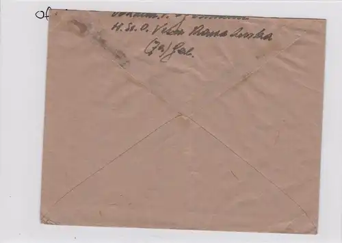 GG: Feldpost: Lettre de Rawa Ruska à Vienne, avril 1944, courrier tardif
