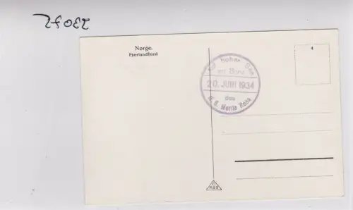 Carte visuelle: Norge: En haute mer à bord du M.S. Monte Rosa