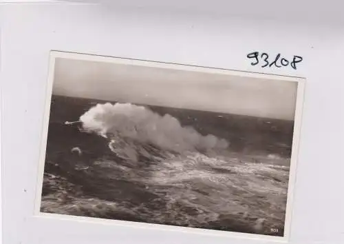 Ansichtskarte: Norge: Auf hoher See an Bord des M.S. Monte Rosa, 1934