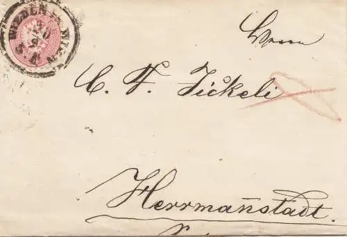 Österreich: 1866: Wien nach Herrmannstatt