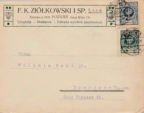 Pologne: 1949: Poznan après Dresde