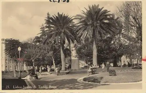 Portugal: 1958: Ansichtskarte Lisboa per Luftpost nach Karlsruhe