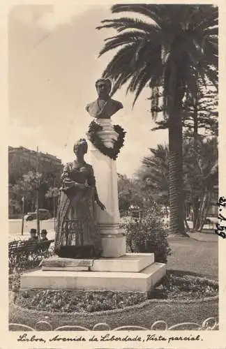 Portugal: 1959: Carte de la vue Lisboa comme poste aérien pour Karlsruhe