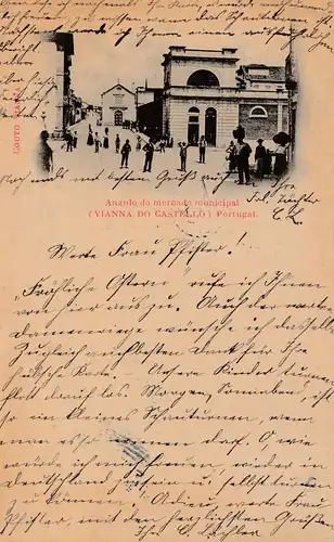 Portugal: 1902: Carte de Couto Vianna après Augsbourg